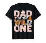 Dad And Mom Of The Wild One Birthday Girl Family Party Decor T-Shirt