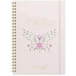 Burde Kalender 2025 Life Planner Pink horisontell