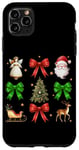 iPhone 11 Pro Max Christmas Cheer Angel Santa Tree Sleigh Case