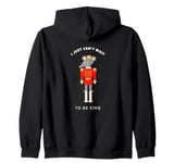 Funny Nutcracker MOUSE KING RAT KING Christmas Ballet Dancer Zip Hoodie