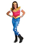 Rubie's Official Girl's Dc Super Hero Wonder Woman Costume - Medium, Age 5-7 Years Halloween