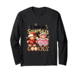 Cute Teacher Christmas Holidays I Teach The Smartest Cookies Long Sleeve T-Shirt