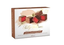 Sally Williams Milk Chocolate Enrobed Rose Turkish Delight 300 g (Pack of 2)