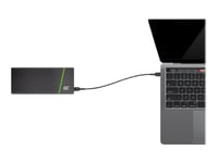 Green Cell Powerstream - Usb-Kabel - 24 Pin Usb-C (Hane) Till 24 Pin Usb-C (Hane) - Usb 2.0 - 1.2 M - Usb Power Delivery (60W) - Svart