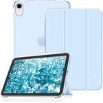 Coque Pour Ipad Mini 7 (A17 Pro) 2024 8.3 Pouces/Ipad Mini 6 2021 - Housse Transparente Mate Etui Pliable Léger Fine Avec Fonction Veille/Réveil Automatique, Bleu Ciel[Coq105190]