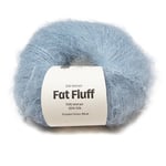 Mohair Silk Fat Fluff 25 gr Frozen grey/blue A812 Adlibris