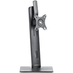 StarTech Free Standing Single Monitor Mount  Height Adjustable Monitor Stand  For VESA Mount Displays up to 32" (15lb/7kg)  Ergonomic Monitor Stand