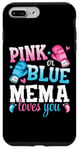 iPhone 7 Plus/8 Plus Pink Or Blue Mema Loves You Boxing Gender Reveal Party Case