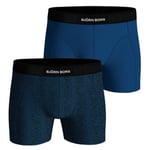 Bjorn Borg Premium Cotton Stretch Boxer Brief Kalsonger 2P Svart/Blå bomull Small Herr