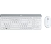 LOGITECH Slim Wireless Keyboard and Mouse Combo MK470 - OFFWHITE - DEU - CENTRAL