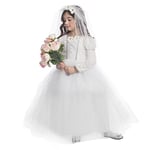 Dress Up America Costume de princesse de mariée pour les filles