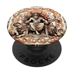 Hadès Grèce antique Déité Mythologie grecque Dieu du monde souterrain PopSockets PopGrip Adhésif