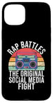 Coque pour iPhone 15 Plus Rap Battles The Social Media Fight Hip Hop des années 90