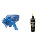 Park ToolPark Tool CM-5.3 - Cyclone Chain Scrubber,blue & Muc-Off Dry Lube 120ml chain oil (Packaging may vary) Muc Off