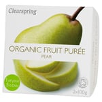 Clearspring Organic Pear Fruit Puree - 2 x 100g