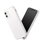 RHINOSHIELD Coque Compatible avec [iPhone 11] | SolidSuit - Coque Fine avec Technologie d'absorption des Chocs et Finition Premium Mate, Contour Objectif Photo Interchangeable - Blanc Classic