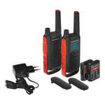 PAIR OF MOTOROLA TLKR T82 WALKIE TALKIE + CHARGER + BATTERIES 10KM