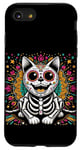 Coque pour iPhone SE (2020) / 7 / 8 Dia De Los Muertos, amoureuse des chats domestiques à poil court