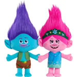 Trolls 13-tums World Tour Poppy & Branch vänskapsplysch 2-pack gosedjur