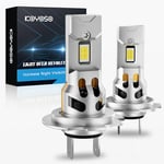 KOYOSO H7 LED Ampoules 100W: 26000LM Phare Kit de Conversion de Remplacement de Lampe Halogène pour 12V Voiture, 6500K