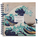 Grupo Erik Hokusai Photo Album Scrapbook | 10.2 x 10.2 inch / 26 x 26 cm / 40 Pages | Hardcover | Japanese Gifts | Photo Book | Personalised Gifts | Friend Gifts | The Great Wave Off Kanagawa