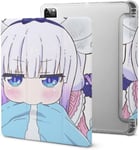 Coque Ipad Pro 2021 Miss Kobayashi's Maid Dragon Thor Avec Plumier, Résistant Aux Chocs, Mise En Veille/Réveil Automatique, Housse De Protection Transparente Pour Tablette 11 Pouces