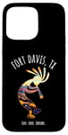 Coque pour iPhone 15 Pro Max Fort Davis Texas USA Motif Kokopelli dansant