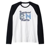 Funny Registered Nurse RN Nursing Nurse Day And Nurse Week Raglan Baseball Tee