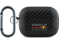 Red Bull Pu Carbon Logo Case For Airpods Pro 2 Black