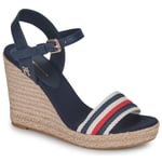 Tommy Hilfiger Sandaler CORPORATE WEDGE Marin dam