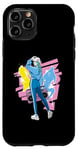 Coque pour iPhone 11 Pro 80s HipHop Girl Graffiti Boombox DJ 90s Breakdance Dancer