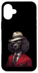 iPhone 16 Plus Poodle Dog Suit Case