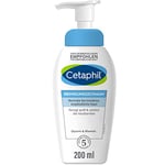 CETAPHIL Mousse nettoyante, 200 ml, nettoyant pour le visage pour peaux normales, sèches et sensibles, nettoie en douceur les peaux impures, élimine le sébum et protège la barrière cutanée, avec