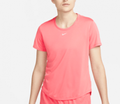 NIKE driFIT One Short Sleeve Top Pink (XS)