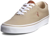 Polo Ralph Lauren Baskets Keaton Pony pour Homme, Hampton Kaki Multi PP, 42 1/3 EU