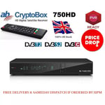 AB Cryptobox 750HD 1080p DVB-S/S2/S2X MultiCAS Digital H.265 Satellite Receiver