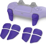 2 Pairs Accessoire Bouton Extension Gâchette Pour Ps5 Manette,Blade Bouton D'épaule Trigger Stop Pour Ps5 Edge Manette,Déclencheur Rallonge Ajusteurs Pour Ps Portal-Violet Galaxie