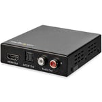 StarTech.com Extracteur audio HDMI vers RCA ou Toslink - 4K 60 Hz - Adaptateur HDMI vers audio analogique/numérique (HD202A)