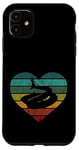 Coque pour iPhone 11 J'aime les serpents africains cœur safari cobra mambas