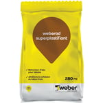 Réducteur d'eau pour béton, 280ml, Weberad superplastifiant , weber