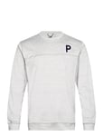 Cloudspun Patch Crewneck Tops Sweat-shirts & Hoodies Sweat-shirts Grey PUMA Golf