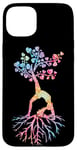 Coque pour iPhone 15 Plus Arbre de Vie Mandala Chakra Namaste Nature Spiritualité Yoga