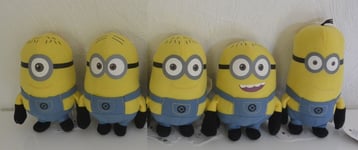 Moi, moche et méchant 2 lot de 5 peluches Les Minions 18 cm 5 modèles différents