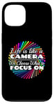 Coque pour iPhone 13 Photographe - La vie comme un appareil photo