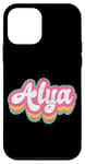 Coque pour iPhone 12 mini Alya Prénom Fille Vintage Années 70 80 Personnalisé