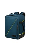 American Tourister Take2Cabin - Sac de cabine Wizz Air 30 x 20 x 40 cm, 26.5 L, 0.60 kg, bagage à main, sac à dos pour avion S/M Underseater, bleu (Harbor Blue)