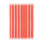 Marimekko Raide handduk 50x70 cm Red-light pink