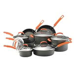 Rachel Ray Hard Anodised 14Pc Cookware Set Non Stick Dishwasher Safe Cookware