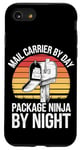 Coque pour iPhone SE (2020) / 7 / 8 Porte-courrier par jour Ninja By Night Postal Worker