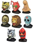 Tiger Man Complete Set 8 Figures Mini Busts Masks Collection TOMY Gashapon JA